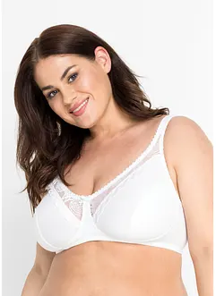 BH utan bygel med ekologisk bomull (2-pack), bonprix