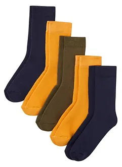 Termostrumpor för barn (5-pack), med ekologisk bomull, bonprix
