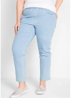 Jeans med bekväm medelhög midja (2-pack), raka ben, bonprix