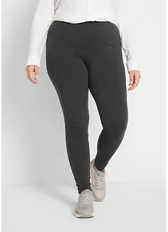 Stretchleggings med ekologisk bomull (2-pack), bonprix
