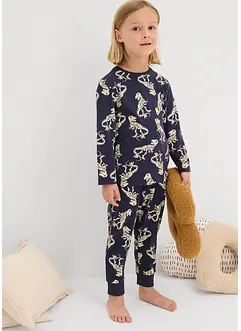 Pyjamas av mjuk bomull (4 delar), bonprix
