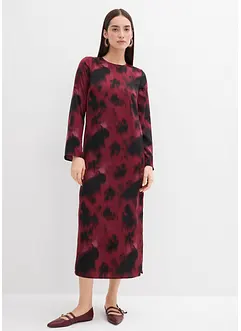 Midiklänning av satin, bonprix