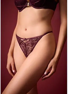 Stringtrosa i fin spets, bonprix