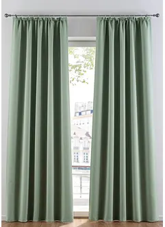 Mörkläggande gardinlängd, i flera storlekar (1-pack), bonprix