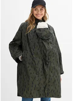 Mammaregncape med babyficka, bonprix