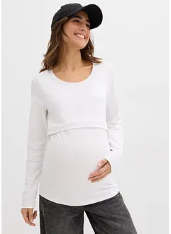 Mamma-/amningstopp i ekologisk bomull (2-pack), bonprix