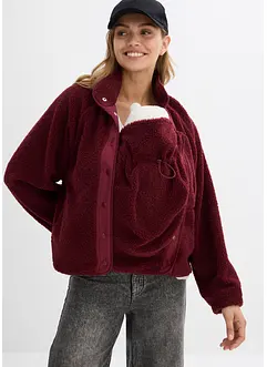 Mammajacka med babyficka i teddyfleece, bonprix
