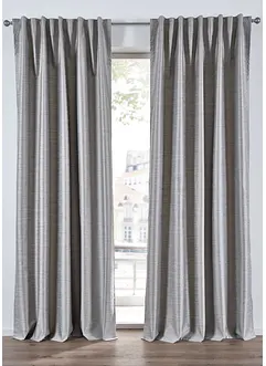 Mörkläggande gardinlängd med sidenlook (1-pack), bonprix