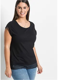 Topp i "boxy" modell av bomull, bonprix