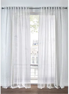 Gardin med glansiga effekter (1-pack), bonprix