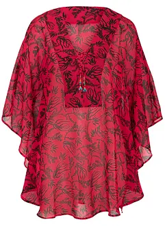 Strandtunika i tunn chiffong, bonprix