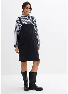 Mammasnickarklänning i stretchig bomullsmanchester, bonprix