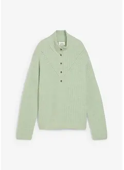 Oversizetröja i ylleblandning med alpackaull, bonprix