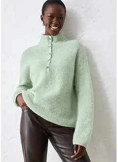 Oversizetröja i ylleblandning med alpackaull, bonprix