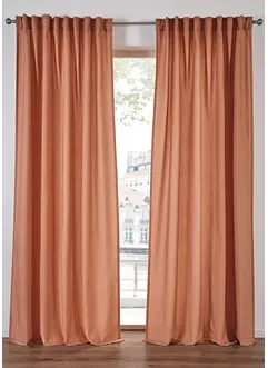 Gardin i återvunnet material (2-pack), bonprix