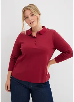 Pikétröja av tjock ekologisk bomull, bonprix