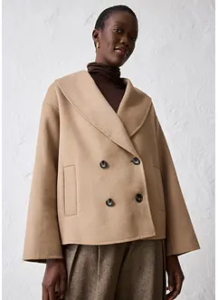 Jacka i mjuk ullblandning, bonprix