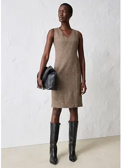 Fodralklänning i ylleblandning, bonprix