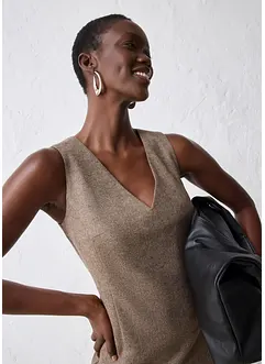 Fodralklänning i ylleblandning, bonprix