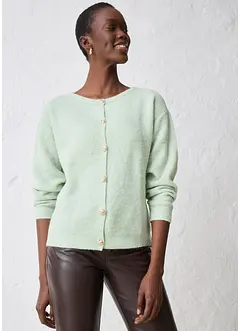 Cardigan med varm alpackaull, bonprix