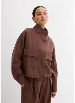 Kort höst- och vårjacka i materialmix, bonprix