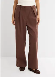 Byxa med funktionella detaljer i materialmix, bonprix