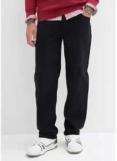 Twillbyxa i Relaxed Fit med skön midja, Straight, bonprix