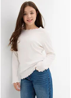 Långärmad T-shirt i ren bomull för barn, bonprix
