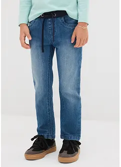 Dra-på jeans Mid Waist, bonprix