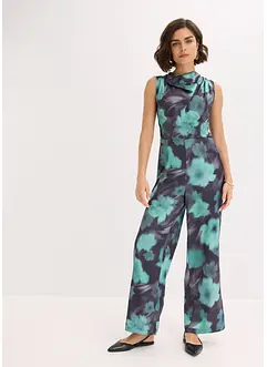 Jumpsuit i följsam satin, bonprix