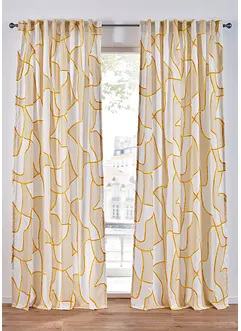 Gardin med grafiskt mönster (1 styck), bonprix