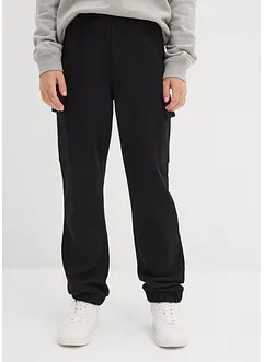 Joggingbyxa i cargomodell för barn, av ren ekologisk bomull, bonprix