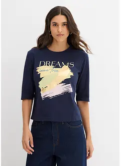 T-shirt i ren ekologisk bomull, bonprix