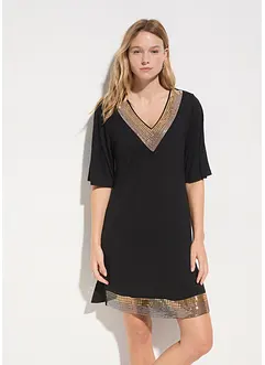 Transparent strandtunika i viskos, bonprix
