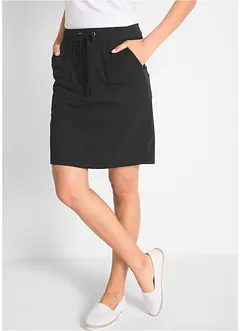 Kjol i ekologisk bomull med stretch, bonprix