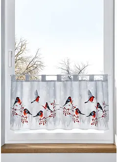 Cafégardin med vinterfint mönster, bonprix