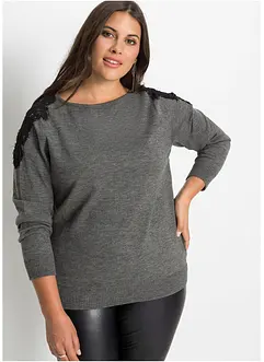 Finstickad tröja, bonprix