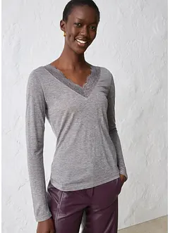 Topp med ull, bonprix