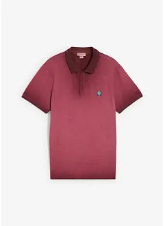 Kortärmad pikétröja med tvättad look, bonprix