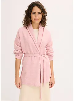 Fluffig cardigan i lurvigt material, bonprix