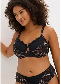 BH med bygel, skir spets och vadderade axelband, bonprix