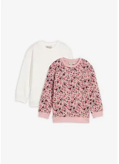 Sweatshirt i ren ekologisk bomull för barn (2-pack), bonprix