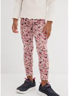 Leggings av elastisk materialmix med ekologisk bomull (2-pack), bonprix