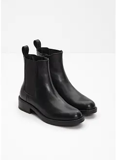 Chelseaboots i skinn, bonprix
