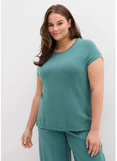 Slipover i mjuk viskosmix, bonprix