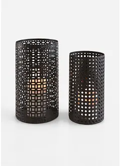 Värmeljushållare (set med 2 delar), bonprix