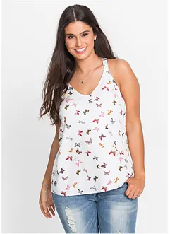 Blustopp av ren viskos, bonprix