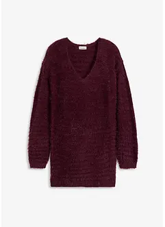 Lång fluffig tröja, bonprix
