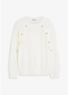 Finstickad tröja av viskosmix med mjukt fall, bonprix