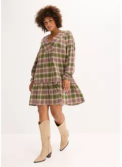 Miniklänning av bomullsmix, bonprix